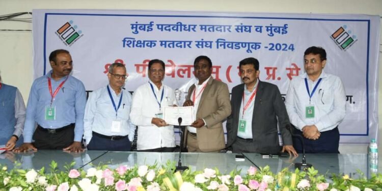 मुंबई शिक्षक मतदारसंघात जगन्नाथ अभ्यंकर 4 हजार 83 मते मिळवून विजयी