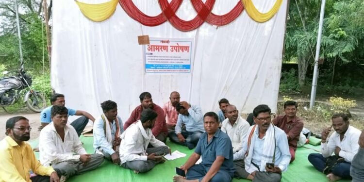 तळणी ग्रामस्थांचे अतिक्रमण हटविण्याच्या मागणीसाठी दुसऱ्यांदा उपोषण….