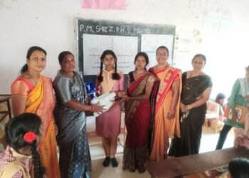 माहोरा येथील जिल्हा परिषद प्रशाला मध्ये मुलीचे प्रशिक्षण शिबिर