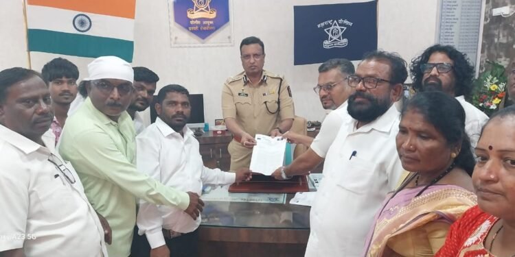 अवैध धंदे बंद न केल्यास पँथर्स रिपब्लिकन पार्टीचा आंदोलनाचा इशारा