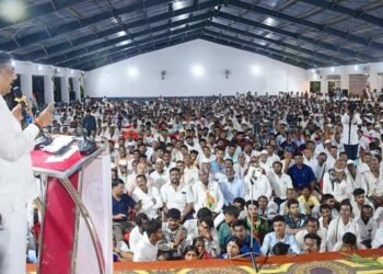 शिवस्वराज्य यात्रेस भोकरदन येथे लोटला विराट जनसमुदाय