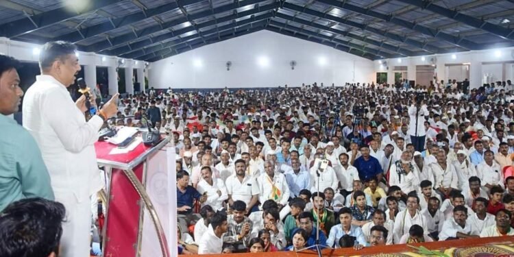 शिवस्वराज्य यात्रेस भोकरदन येथे लोटला विराट जनसमुदाय