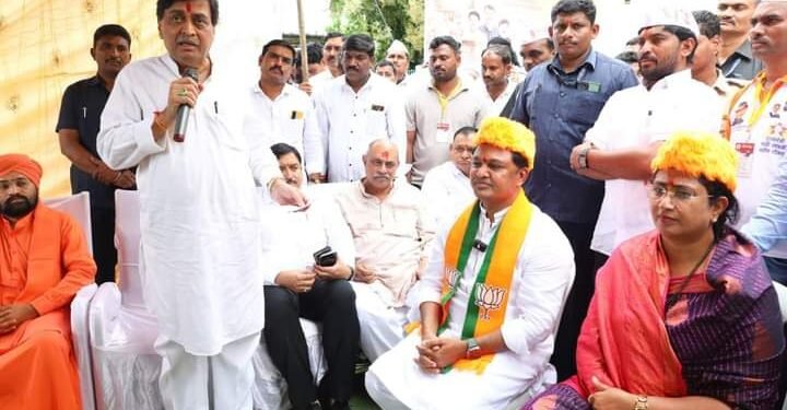 नायगाव मतदार संघात आमदार राजेश पवार विकास पुरुषाना गमवूनका . *ज्ञानेश्वर पाटील सांवत यांची प्रतिक्रिया .