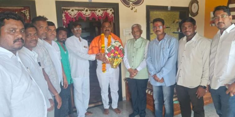 भाजपच्या जिल्हासचिव पदी काशिनाथ पाटील शिंदे यांची निवड.*