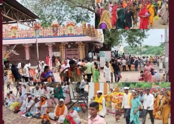 तीर्थक्षेत्र काळेश्वर मंदिर विष्येणुपुरी येथे भाविकांचा दर्शनास उत्स्फूर्त प्रतिसाद