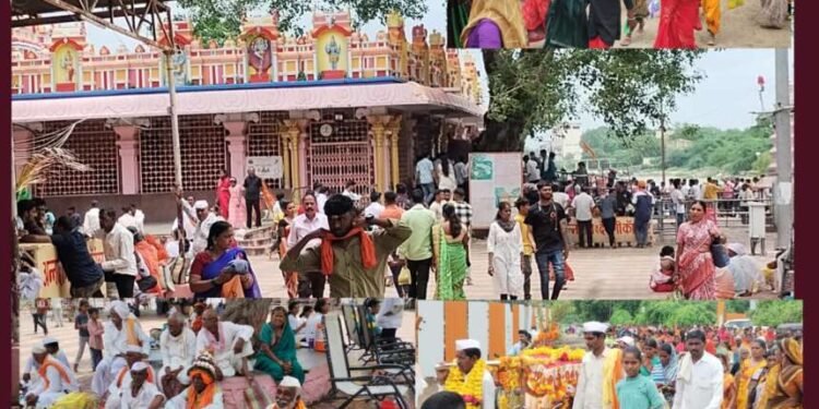 तीर्थक्षेत्र काळेश्वर मंदिर विष्येणुपुरी येथे भाविकांचा दर्शनास उत्स्फूर्त प्रतिसाद