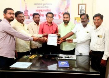 अर्धापूर तालुक्यात ओला दुष्काळ जाहीर करा; मुख्यमंत्र्याकडे मागणी..!!!!