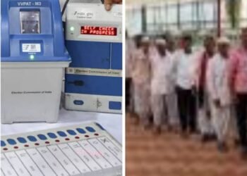 राज्यात अनेक ठिकाणी ईव्हीएम मशीन बंद, मतदारांचा खोळंबा