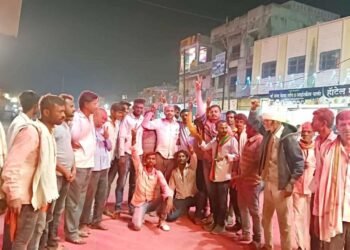 माहोरा येथे छत्रपती शिवाजी महाराज चौकात भोकरदन जाफ्राबाद विधानसभा मतदार संघाचे महायुती भाजपाचे विजयी झाल्या बद्दल