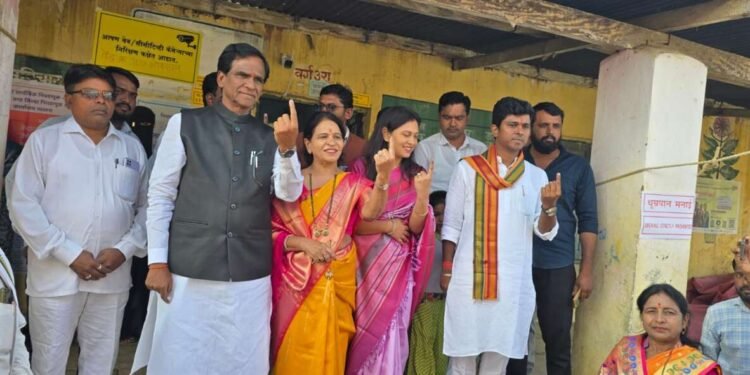 मा केंद्रीय राज्य मंञी रावसाहेब पाटील दानवे,