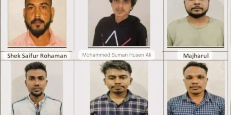 कर्नाटकात 6 बांगलादेशी नागरिकांना अटक