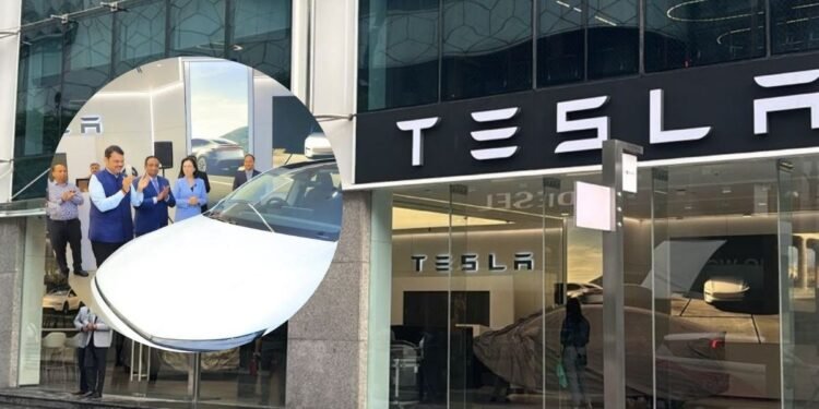 Tesla : टेस्लाची मुंबईत दमदार एन्ट्री; मुख्यमंत्री देवेंद्र फडणवीस यांच्या हस्ते उद्घाटन