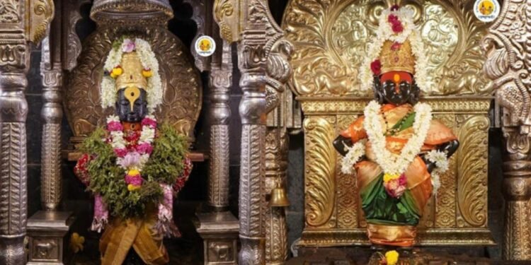 श्री विठ्ठल रूक्मिणी मंदिरास आषाढी यात्रेत १० कोटी ८४ लाखाचे दान;सोन्या चांदीचे दागिने अर्पण : गहिनीनाथ महाराज औसेकर