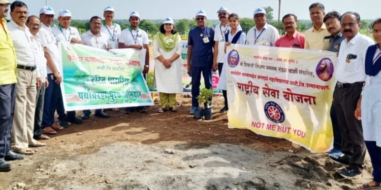 हरित धाराशिव अभियान अंतर्गत ६ हजार झाडांचे वृक्षारोपण!