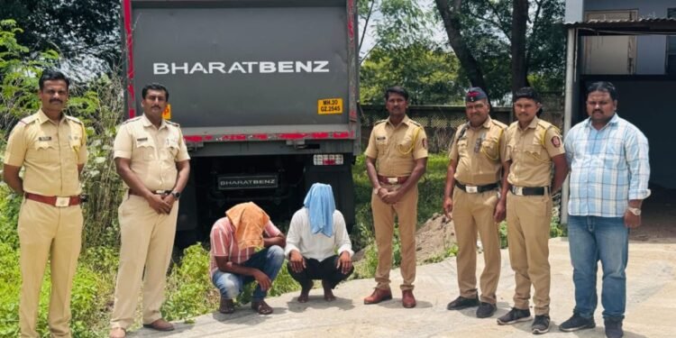 गोंदी पोलिसांची मोठी कारवाई: वाळूमाफियांकडून 45.35 लाखांचा मुद्देमाल जप्त!