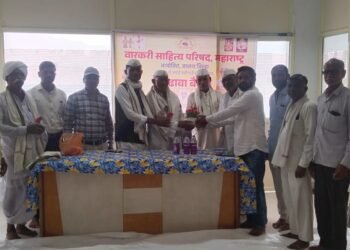 वारकरी साहित्य परिषद महाराष्ट्र आयोजित वर्धापन दिनाची आढावा बैठक जाफराबाद येथे उत्साहात
