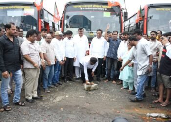 कोकणवासियांसाठी भाजपतर्फे ३५० एसटी बस आणि ट्रेनची धावणार!