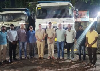 चोरीस गेलेला हायवा ५ तासात ताब्यात परतूर पोलिसांची कार्यवाही