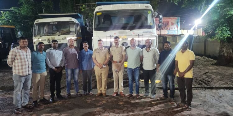 चोरीस गेलेला हायवा ५ तासात ताब्यात परतूर पोलिसांची कार्यवाही