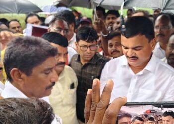 कृषीमंत्री दत्ता मामा भरणे यांनी केली अतिवृष्टी बाधित भागाची पाहणी!