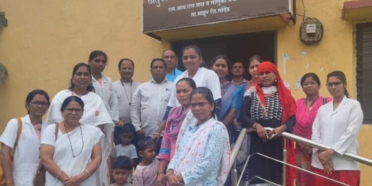 राष्ट्रीय आरोग्य अभियानाच्या कंत्राटी कर्मचाऱ्यांचे काम बंद आंदोलन!