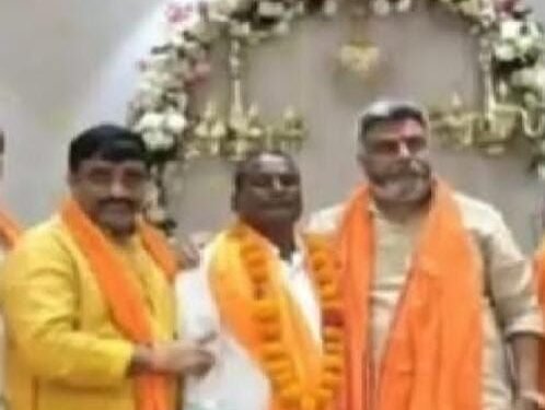 शिवसेना शिंदे गटात पंडित गजभारे यांचा पक्षप्रवेश