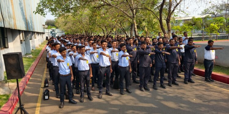 प्रिसिजनमध्ये ५५ वा राष्ट्रीय सुरक्षा सप्ताह विविध उपक्रमांनी साजरा