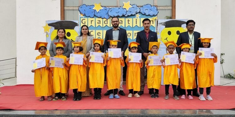 पोदार प्रेप, सीनियर केजी विद्यार्थ्यांची ग्रॅज्युएशन सेरेमनी उत्साहात