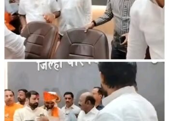 “खुर्चीचा किस्सा” झेडपीत गाजला; आ.सचिन कल्याणशेट्टींच्या एका कृतीने जिंकली सर्वांची मने!