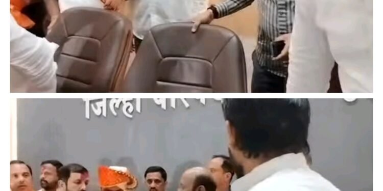 “खुर्चीचा किस्सा” झेडपीत गाजला; आ.सचिन कल्याणशेट्टींच्या एका कृतीने जिंकली सर्वांची मने!