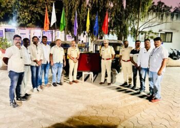 24 तासात गुन्हा उघडकीस; 8 लाखांचा मुद्देमाल जप्त