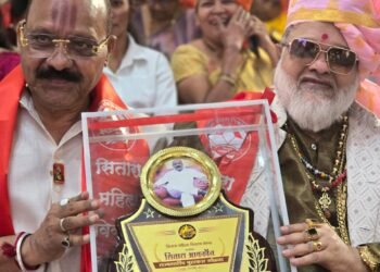 सेवानिवृत्त पोलीस निरीक्षक भाऊसाहेब आंधळकर ‘सितारा आयकॉन’ पुरस्काराने सन्मानित