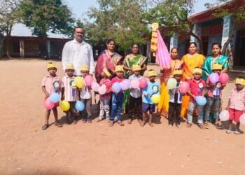 गणेशनगर शाळेत गुढी पाडवा पट वाढवा हा उपक्रम उत्साहात