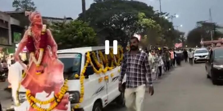 धर्मवीर छत्रपती संभाजी महाराज बलिदान मासाची मूकपद यात्रेने सांगता!