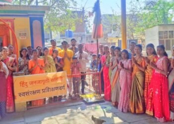 हिंदु जनजागृती समितीच्या वतीने सोलापूरात १५ ठिकाणी सामूहिक गुढीपूजन !