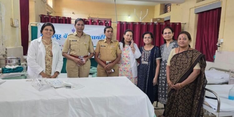 पोलीस मुख्यालयात महिला दिनानिमित्त आरोग्य शिबिर